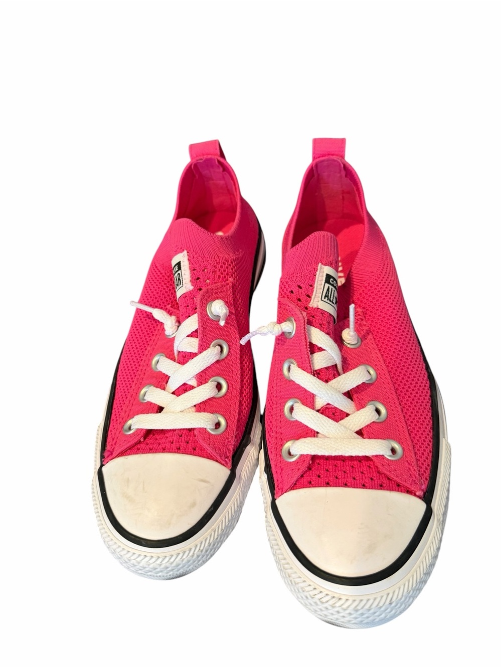 Converse Hot Pink Shoreline Slip Knit Sneaker Streetwear Sz 7